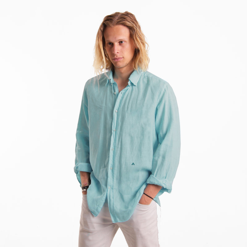 Linen Blue Shirt