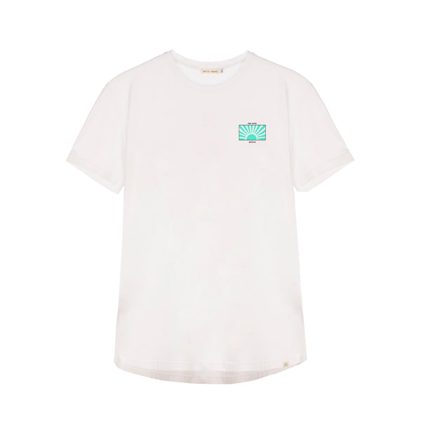 Wave tee white premium