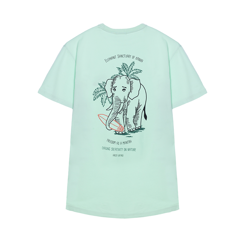 Elephant Tee Acqua premium – Arica Brand - Main Image