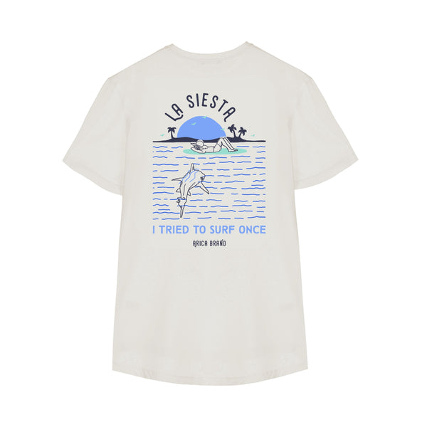 La Siesta tee Off white premium