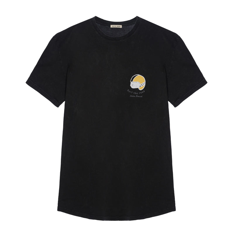 Motorcycle Tee Black premium