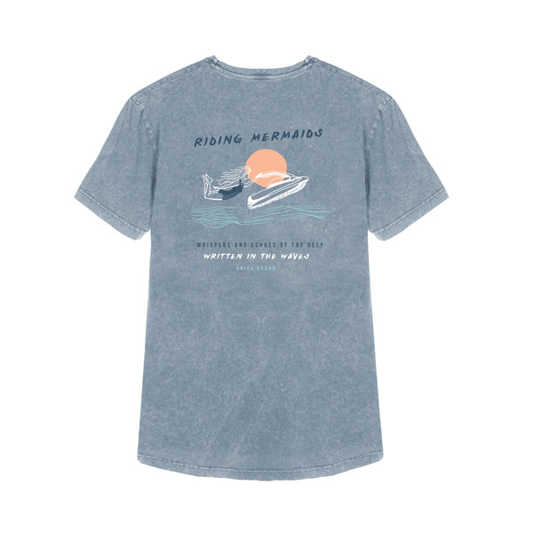 Baywatch Tee Dusty green premium