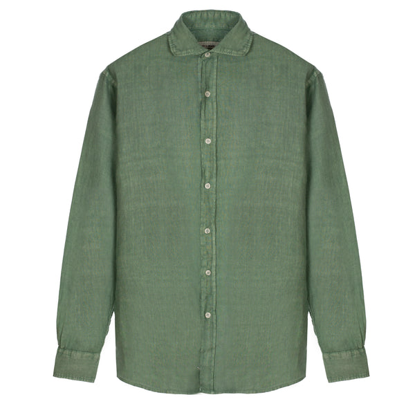 Linen Green Shirt
