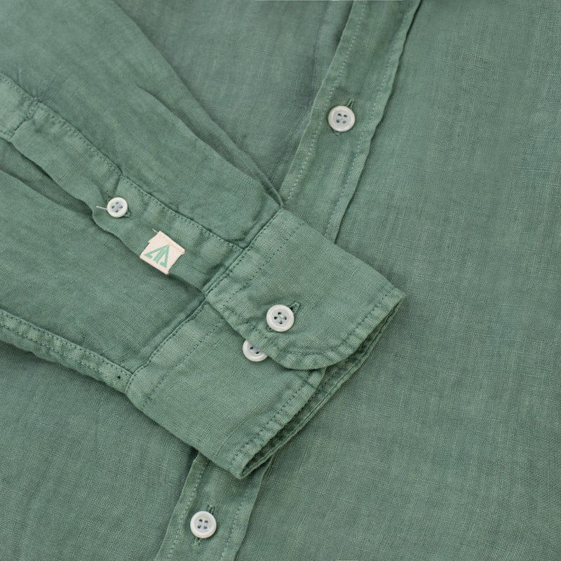 Linen green Shirt