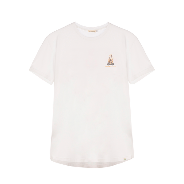 Bonfire tee white
