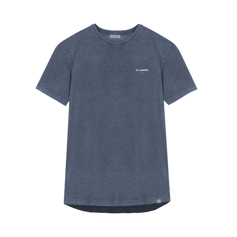 St. Mortiz tee Blue gray premium