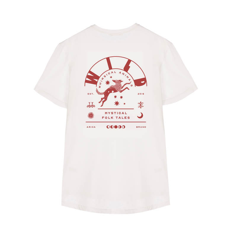 Wild tee white