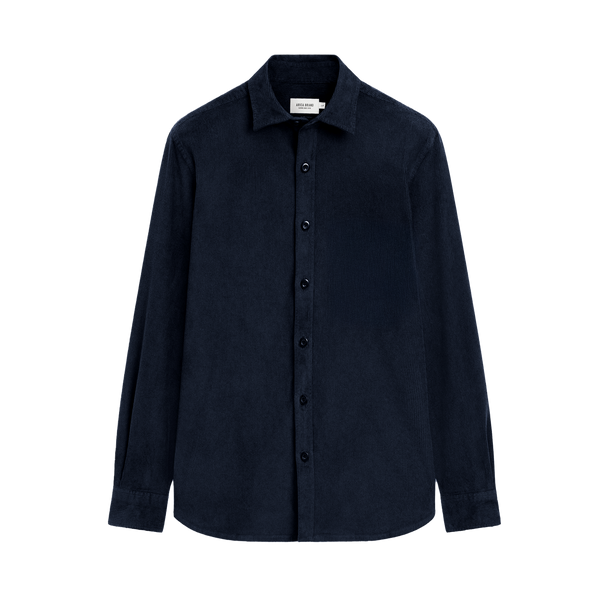 Worn Aubergine Linen Shirt