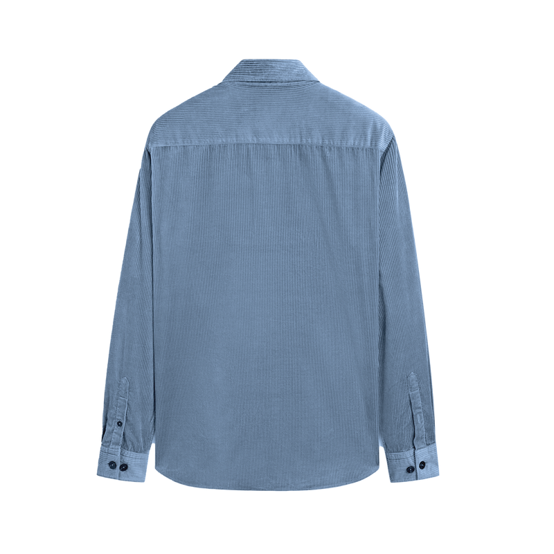 Worn Aubergine Linen Shirt