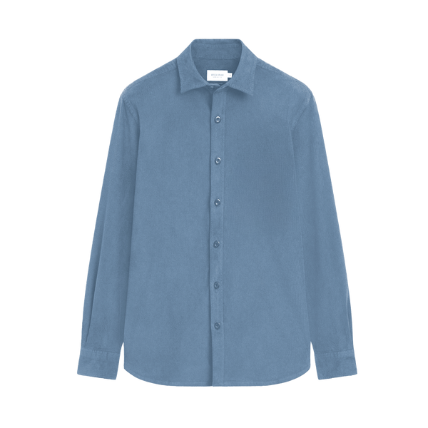 Worn Aubergine Linen Shirt