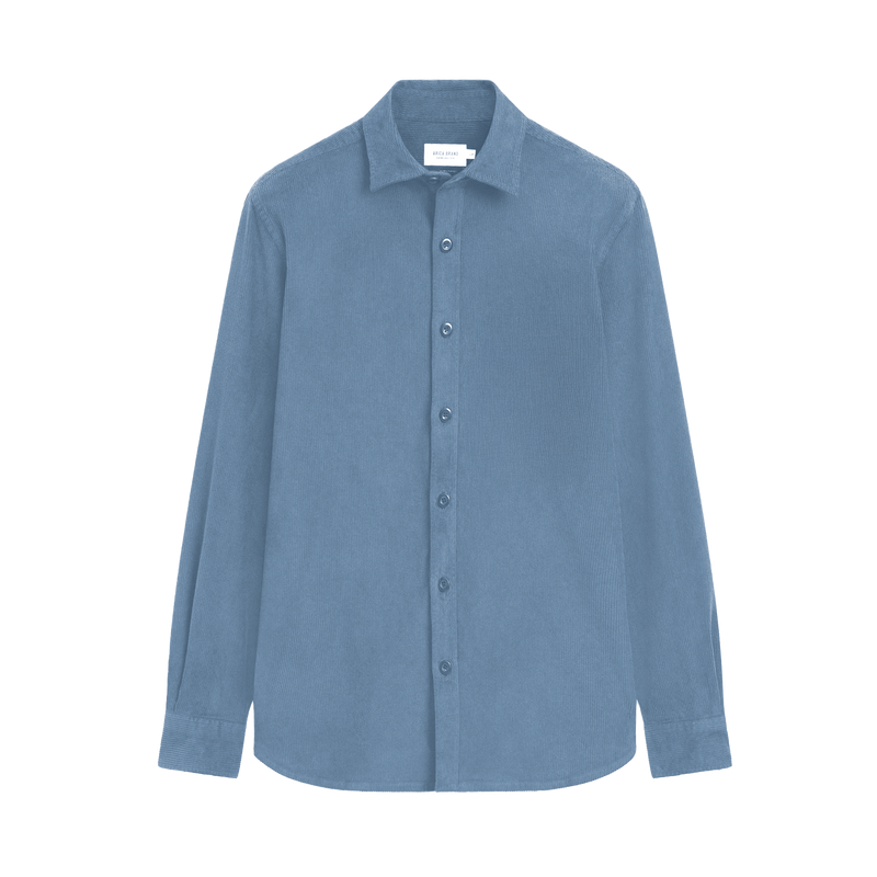 Worn Aubergine Linen Shirt