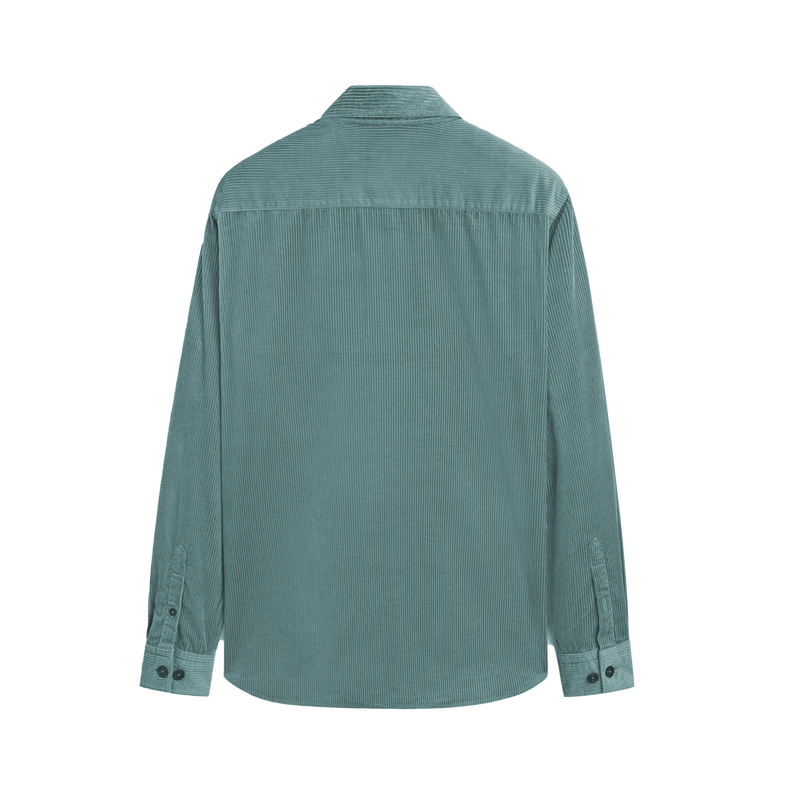 Worn Aubergine Linen Shirt