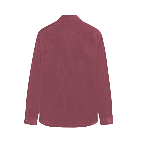 Worn Aubergine Linen Shirt