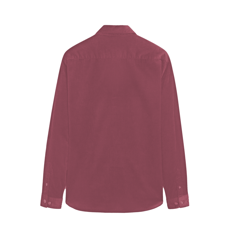 Worn Aubergine Linen Shirt