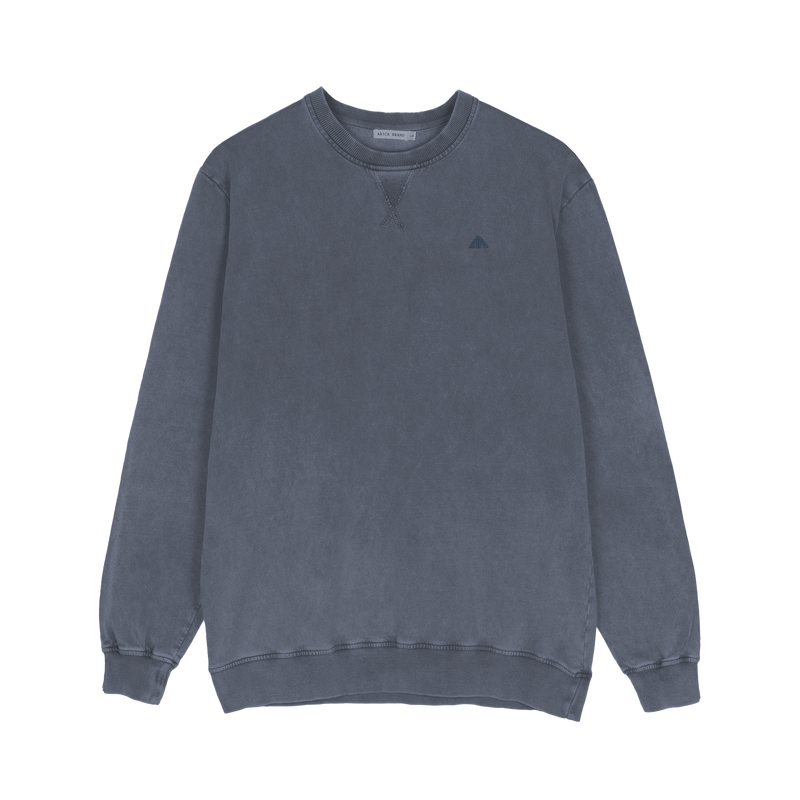 Basic blue gray premium sweatshirt