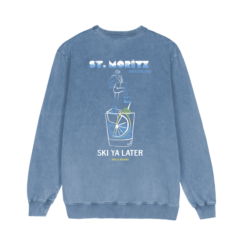Sudadera St. Moritz sky blue premium