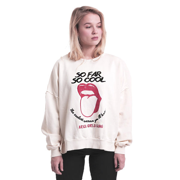 Cool cream sweatshirt
