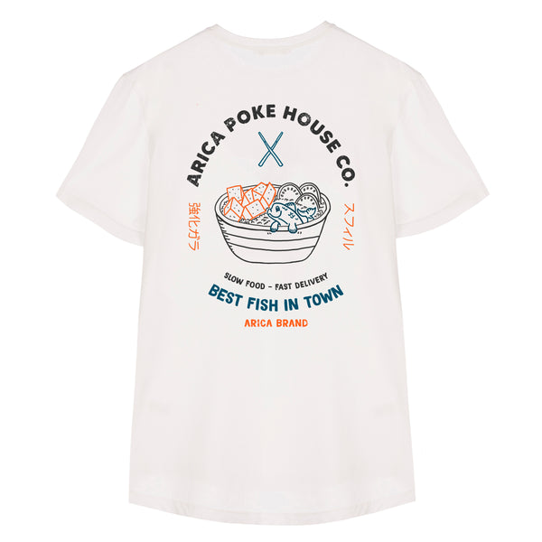 Poke House Tee White Premium